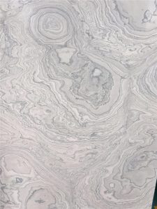 Chine Nouvelles dalles de marbre à grain de bois rose bleu