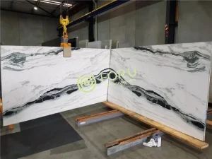 Luxury Calacatta Black Marble