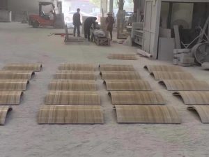 Nouvelles dalles de marbre à grain de bois de chêne de Chine