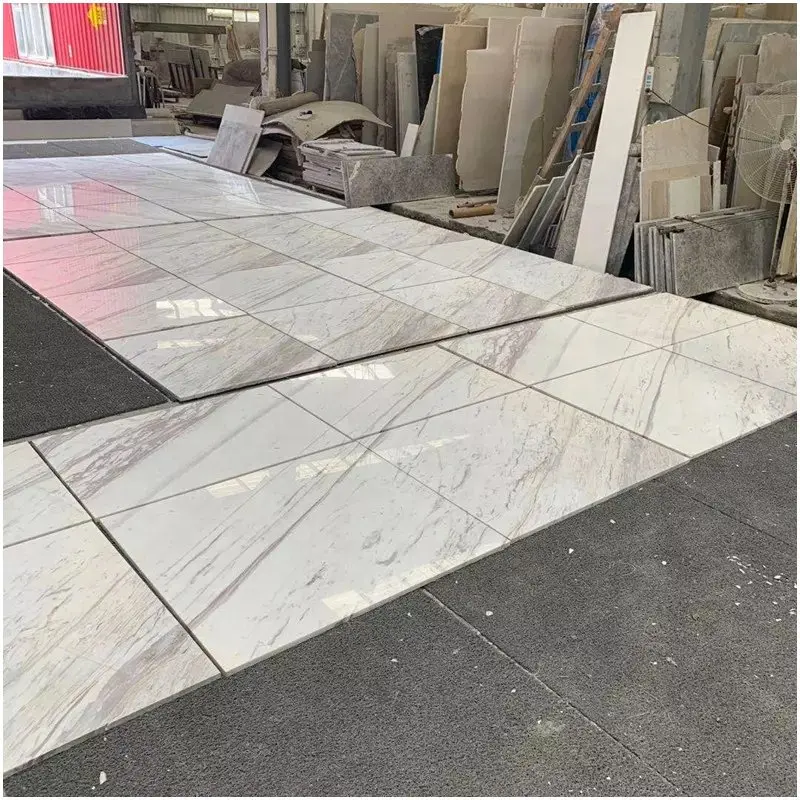 Piastrelle per pavimenti in marmo bianco Volakas Piastrelle per pavimenti in marmo bianco Volakas