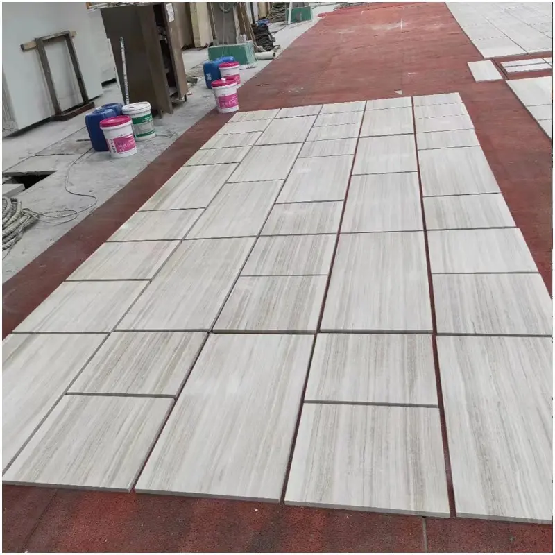 Wooden White Marble Tiles For Floor and Wall Tiles               