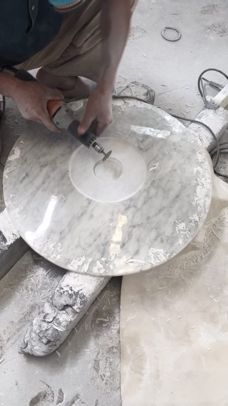 bianco white carrara marble made in table factory