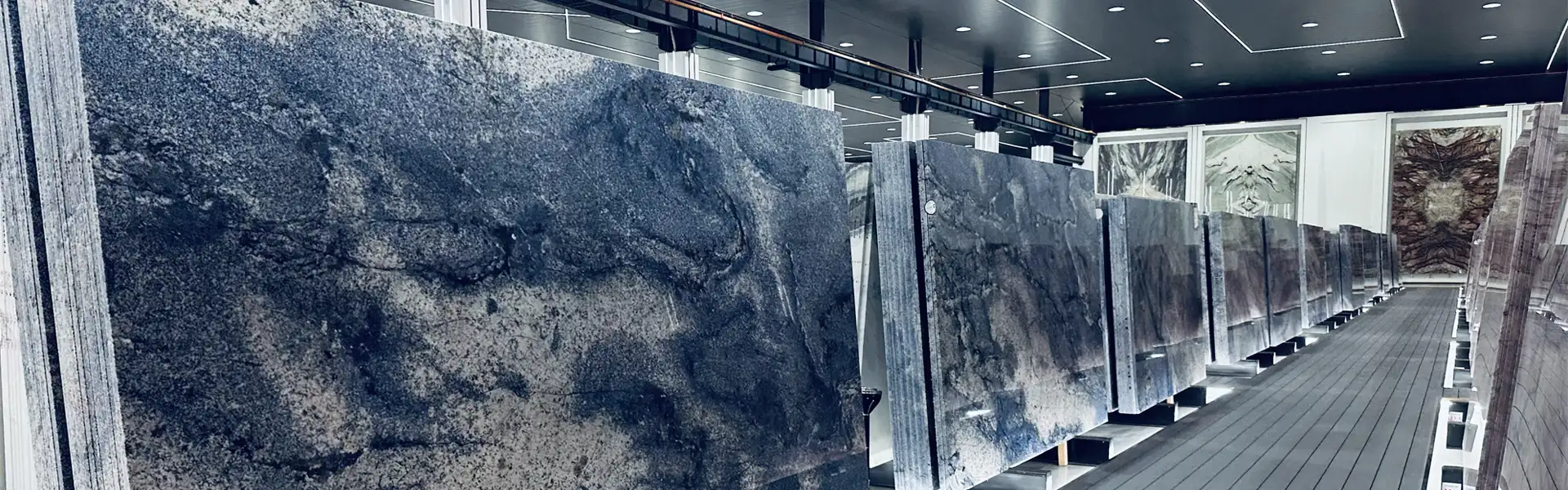 How Much Does Azul Bahia Granite Cost in 2026? 3 Azul-Bahia-Granite-Slabs-Warehouses-in-China