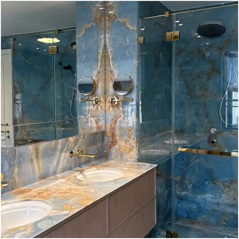 Blue-Onyx-Vanity-Tops-and-Wall-Designs-in-Apartments