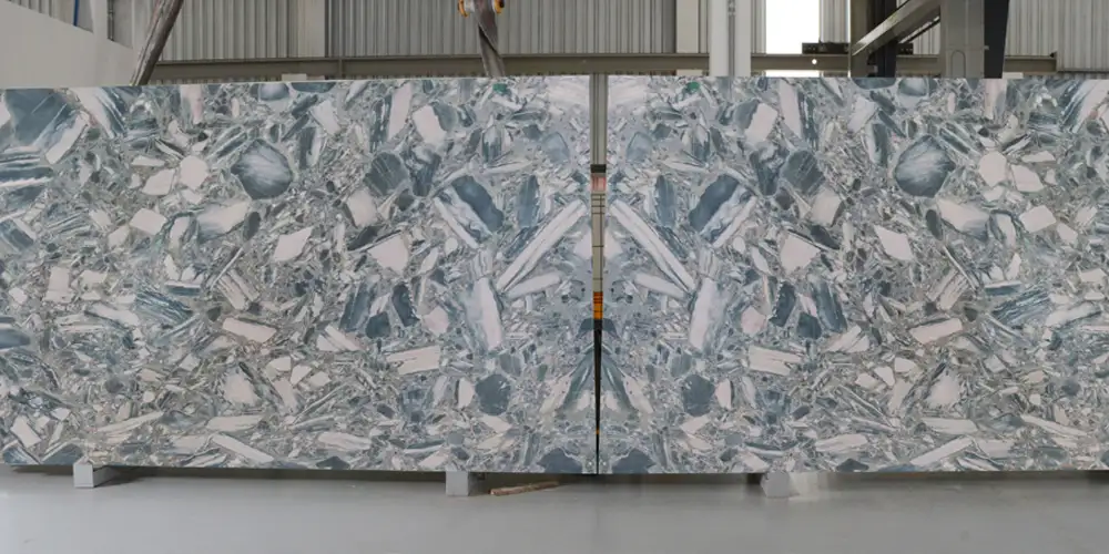Why Cocada Blue Quartzite is the Absolute Pinnacle of 2026 Luxury Interior Design 11 Cocadablu-Quartzite-Slabs-in-Warehouses