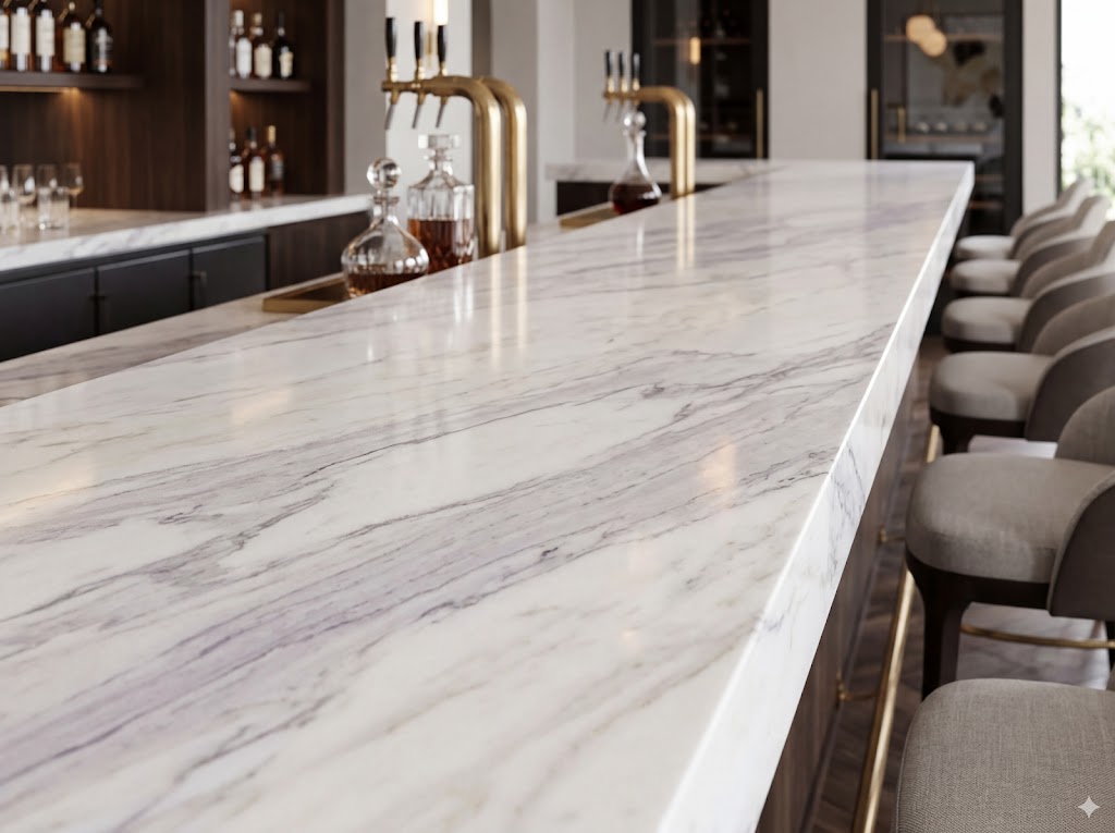 Greece Volakas white marble countertop