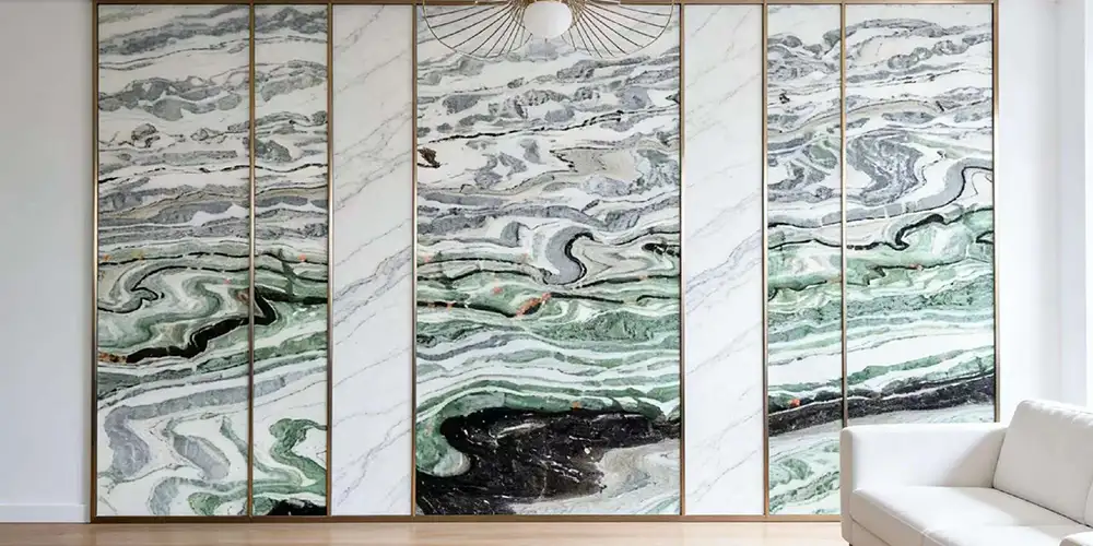 קוורציט-קיפולינו-ירוק-אמנות-פרויקטי-קיר-דקורטיבי