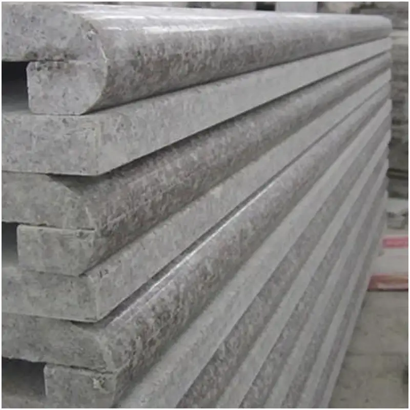 g664 granite 1 G664 Pink Grey Granite Bullnose Edge Window Sill Stacked Slabs Natural Granite Stone for Indoor Window Decoration