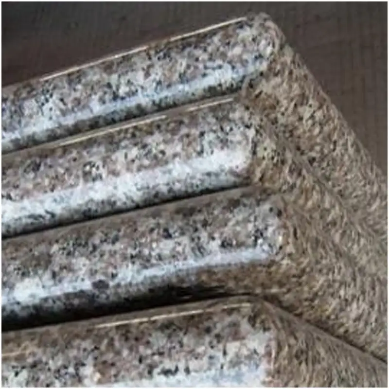 Berita 12 G664 Pink Grey Granite Polished Bullnose Edge Window Sill Natural Granite Stone Trim for Interior Countertop & Wall Decoration