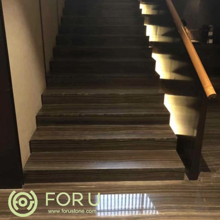 Eramosa Brown Marble Stairscases 