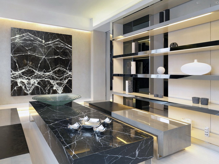 Special Marble Slabs Use For Stone Feature Wall Design Appreciation