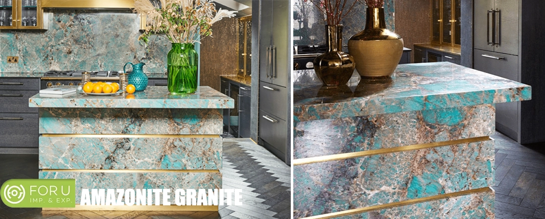 Amazonite Granite Countertops FOR U STONE