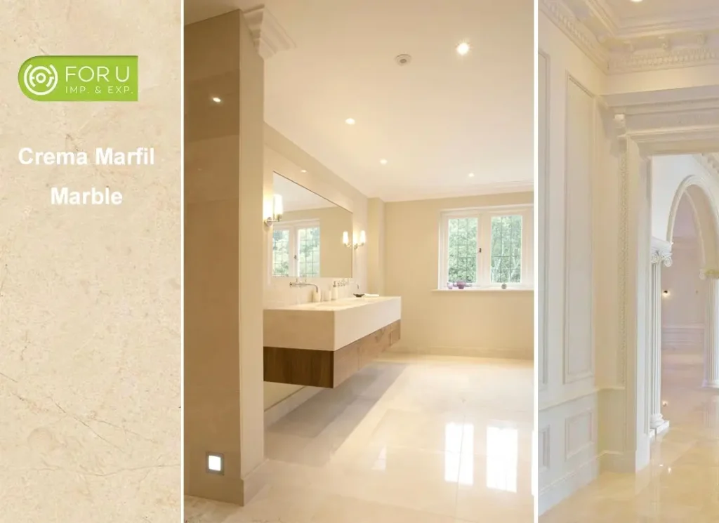 Crema Marfil Classic Marble Application