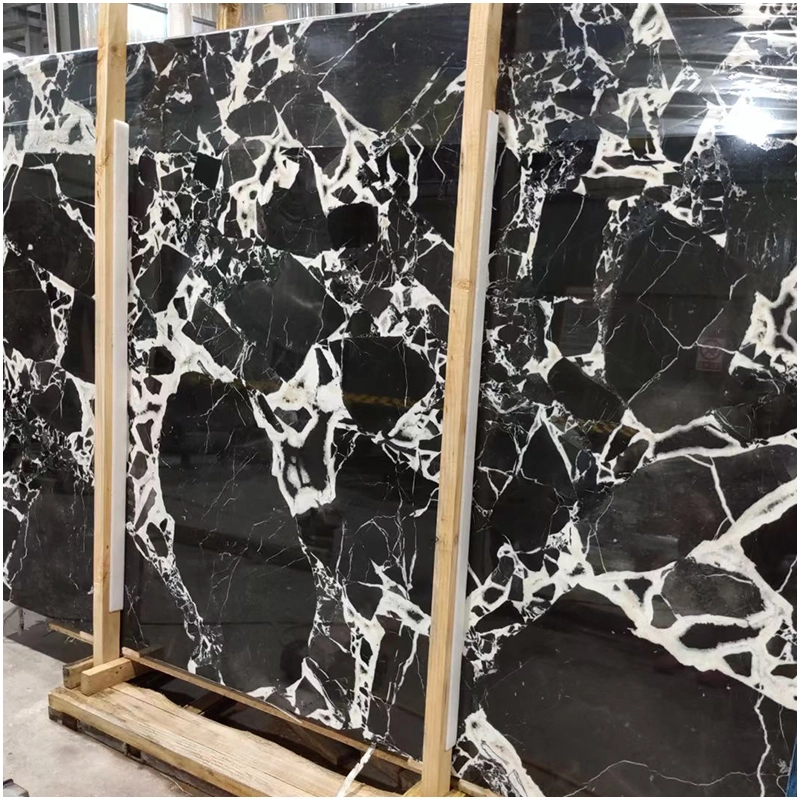 Frence Nepoleon Black Marble Slab