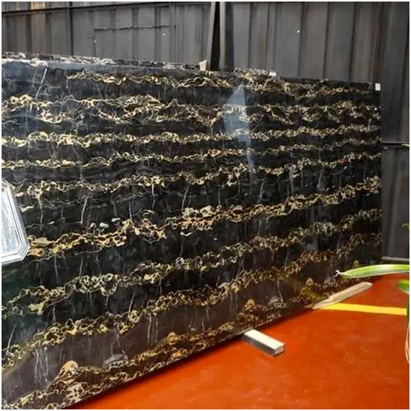 Italian Nero Portoro Marble