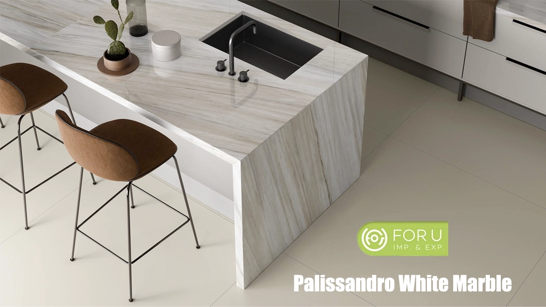 Palissandro White Marble Kitchen Countertops Palissandro White Marble Kitchen Countertops