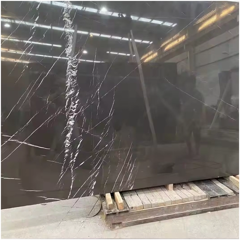 Polished Pietra Grey Marble Slab