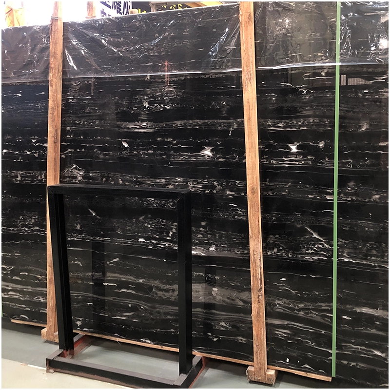 Silver Portoro Marble Slabs