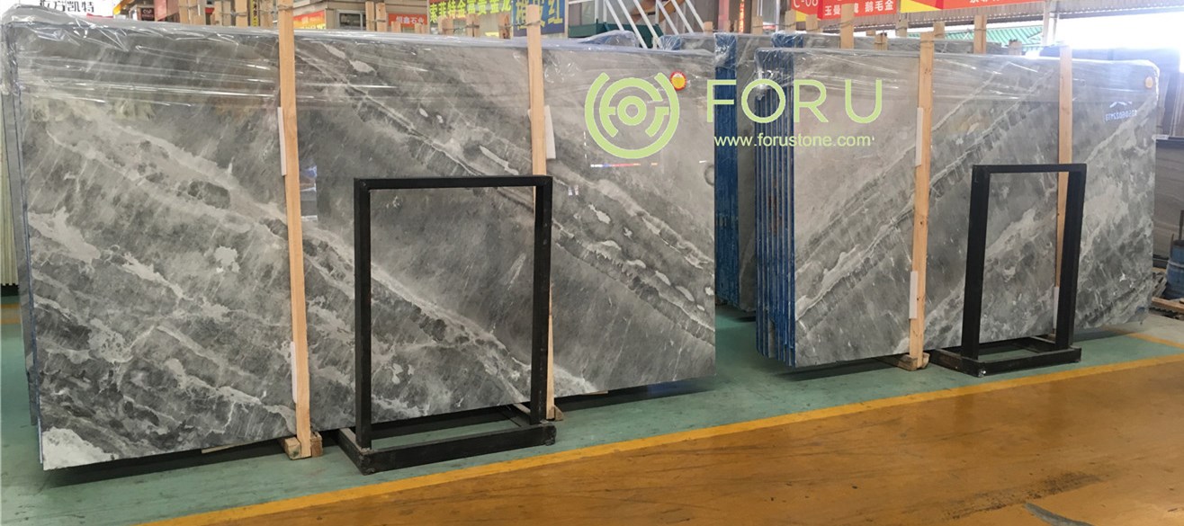 Wholesale China Yabo Gray Marble Van Gogh Gray Marble Slabs