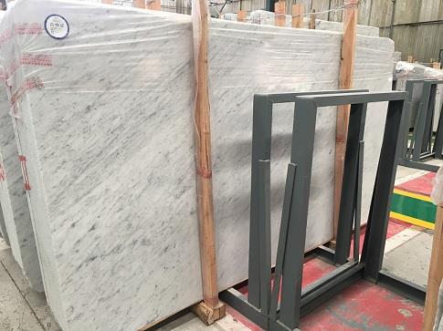 bianco white carrara marble slab