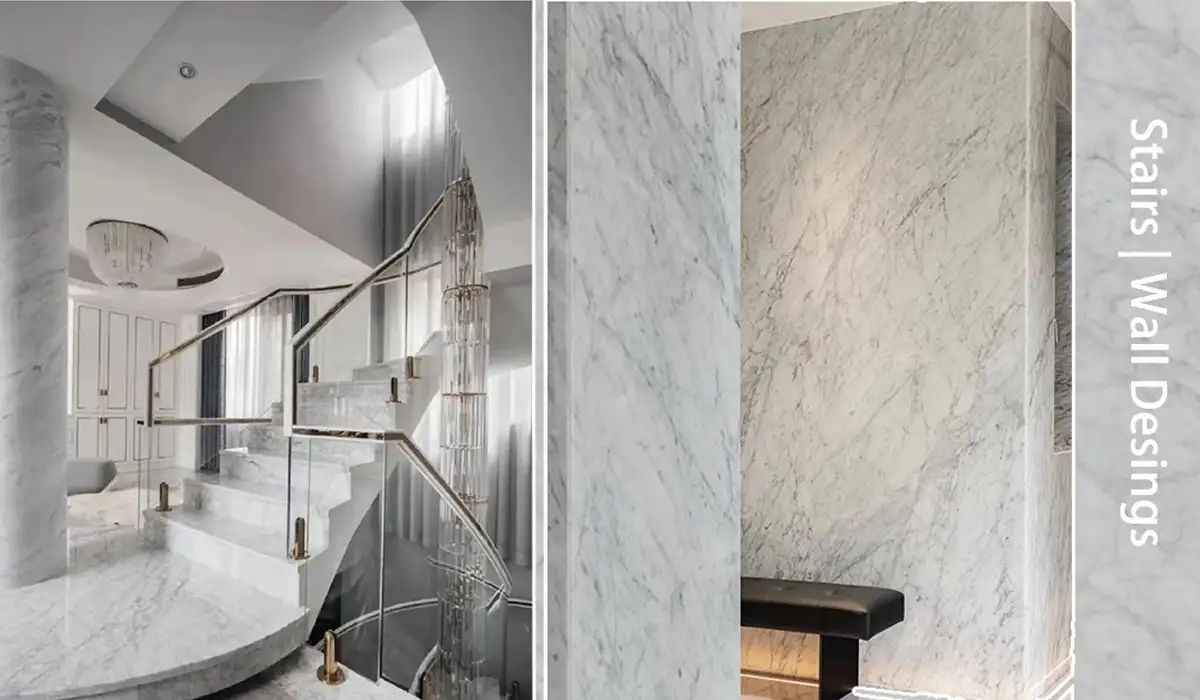 Carrara-Marble-Wall-Cladding-for-Lobby-Staircase-and-Feature-Walls
