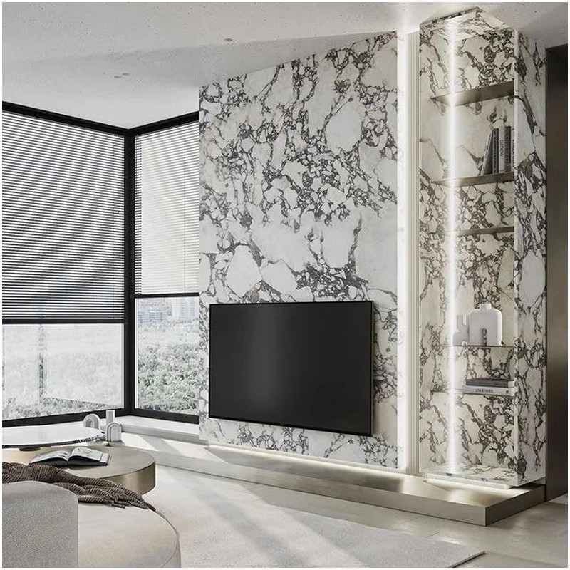 CalacattaViolaMarbleFeaturel Calacatta Purple Marble