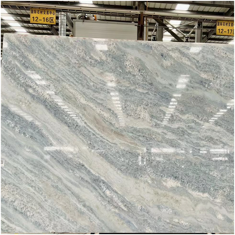 Blue Crystal Marble Slab
