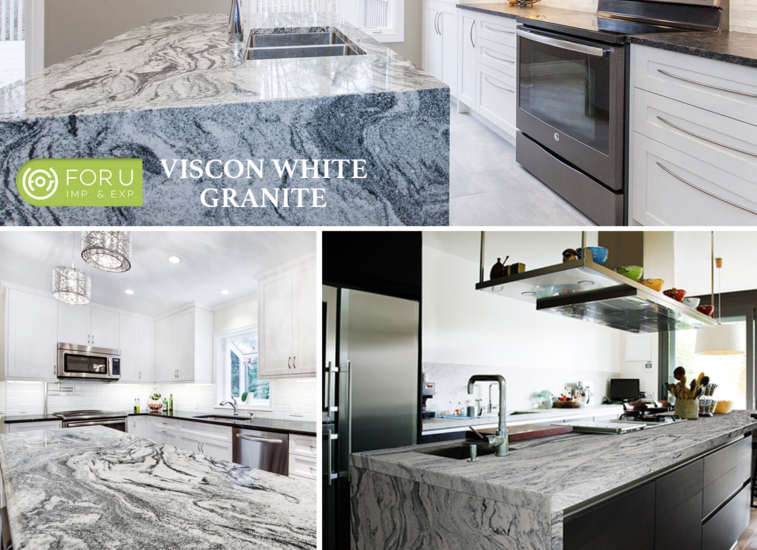 viscon white granite kitchen countertops | FOR U STONE