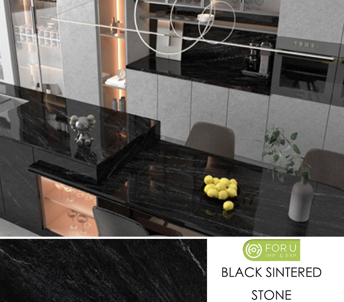 Black Sintere Stone Countertop Salsb