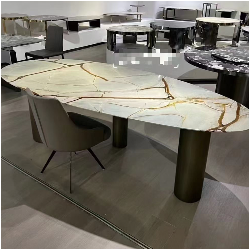 Blue Roma Quartzite Dining Tables