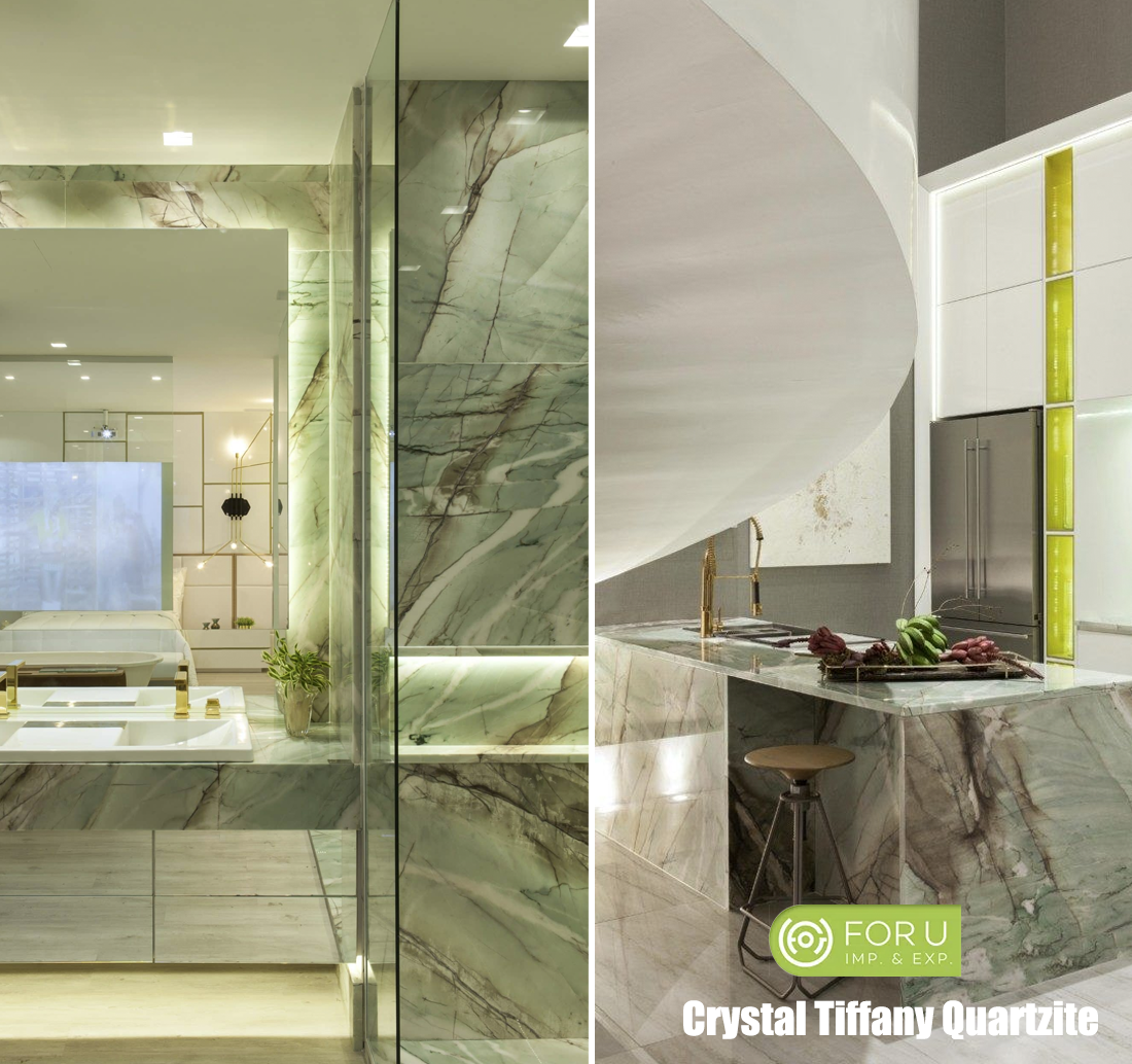 Luxury Brazilian Crystal Tiffany Kitchen and Bathroom Countertops FOR U STONE Luxury Brazilian Crystal Tiffany Kitchen and Bathroom Countertops FOR U STONE
