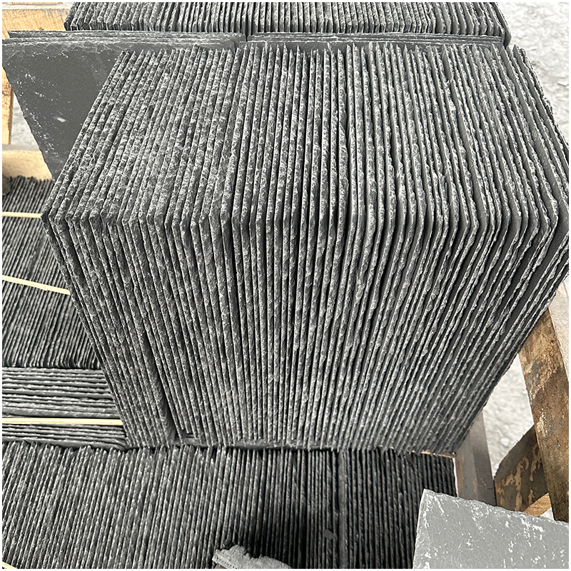 black slate vinyl tiles