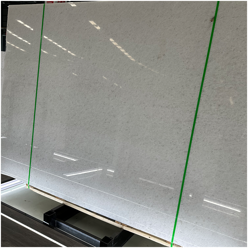 crystal white marble slab
