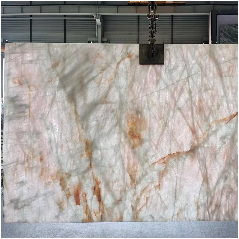 Cristallo Rosa Quartzite Stone