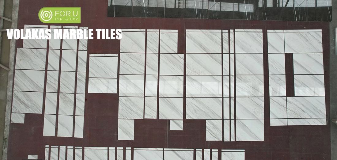 Volakas Marble Tiles Vein Matched drylay Volakas Marble Tiles Vein Matched drylay