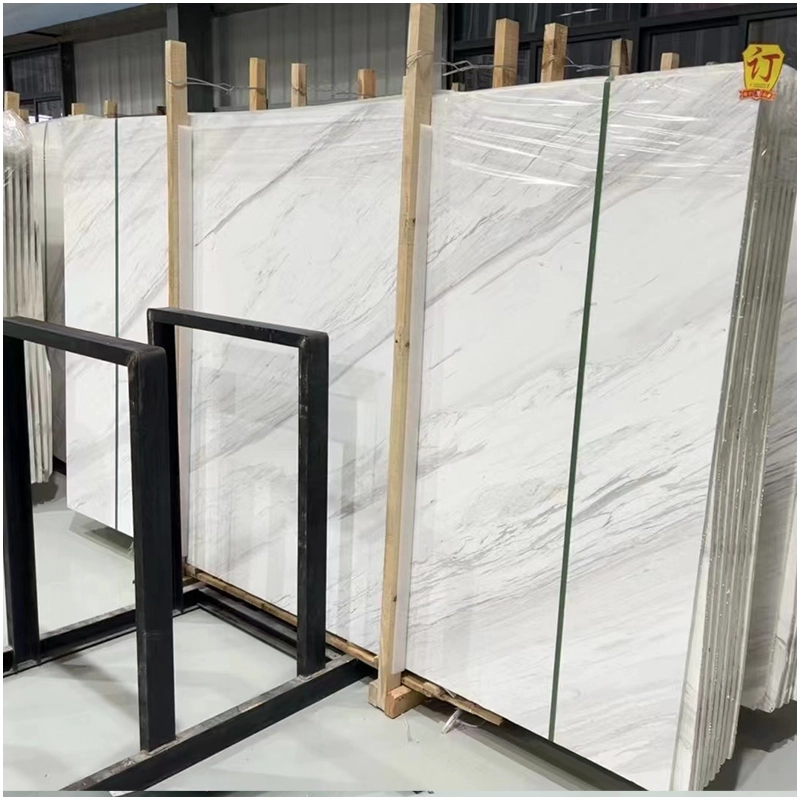 White Volakas Marble Polished Slab