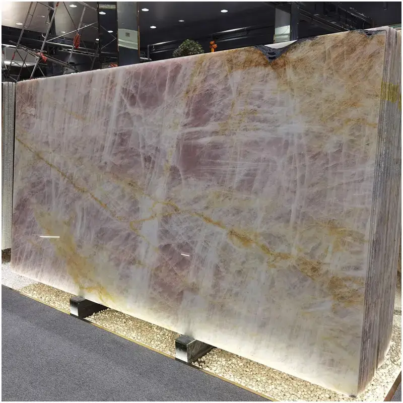 cristallo rosa quartzite