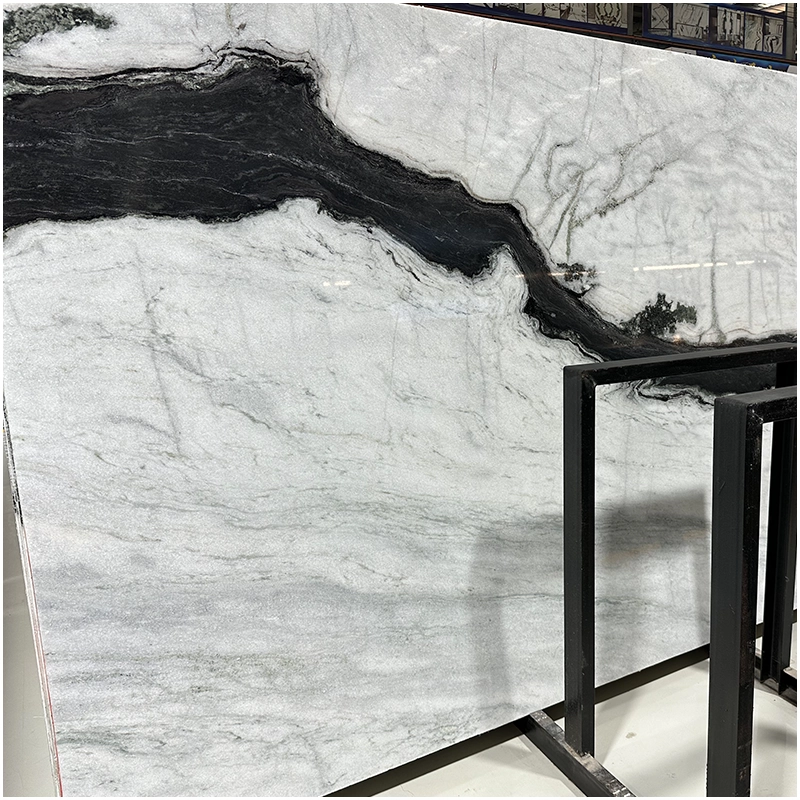 panda marble polished