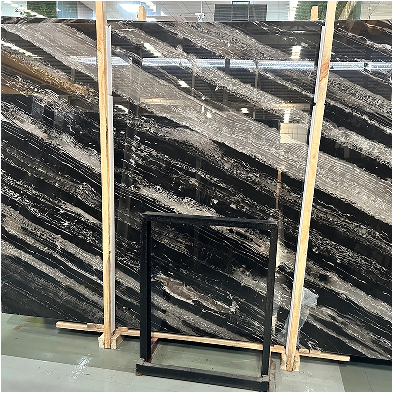 45° Angol Black Marble Slabs