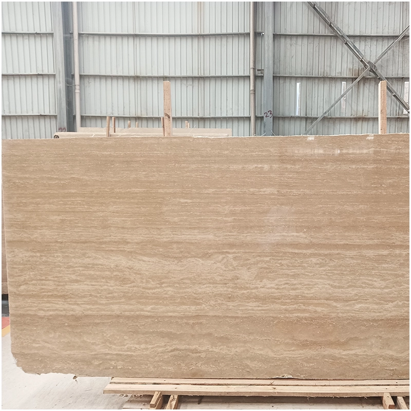 Beige Travertine Marble Slab
