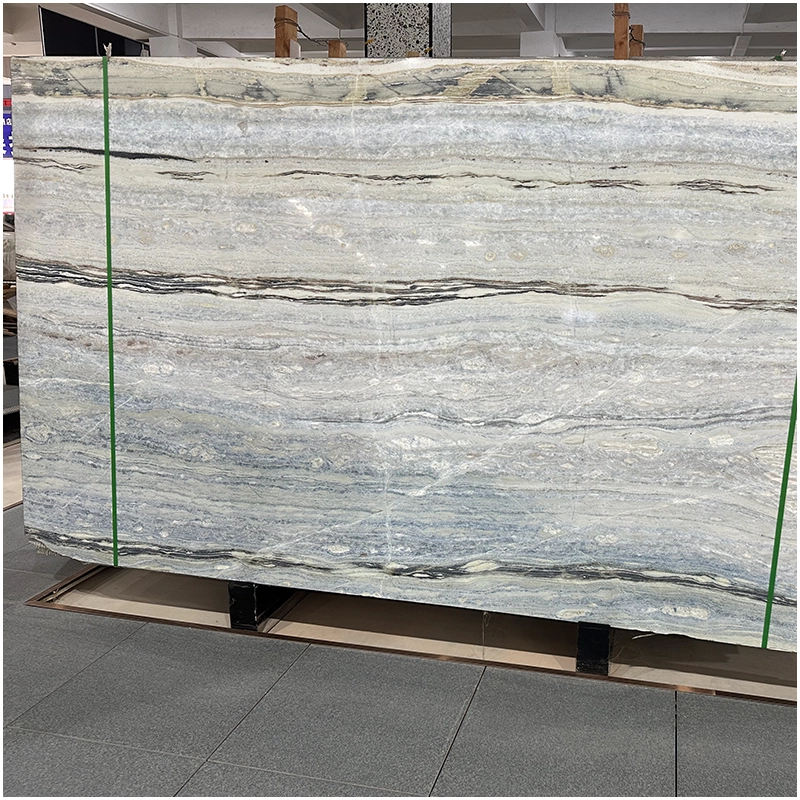 Blue Valley Marble Polished Slab