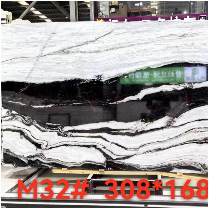 Indian White Panda Marble