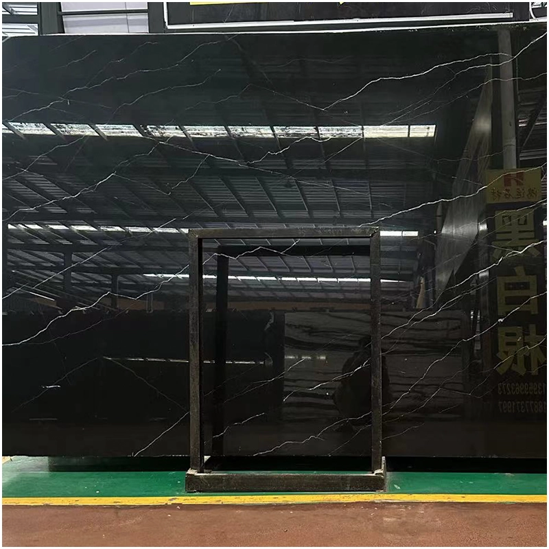 Nero Marquina Marble Jumbo Slab