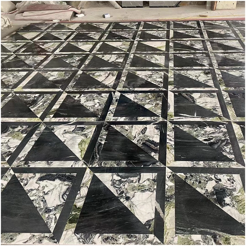 Waterjet Marble Lobby Tiles