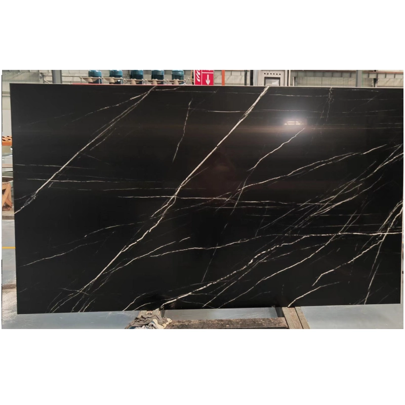 Black Marquina Nano Glass Marble