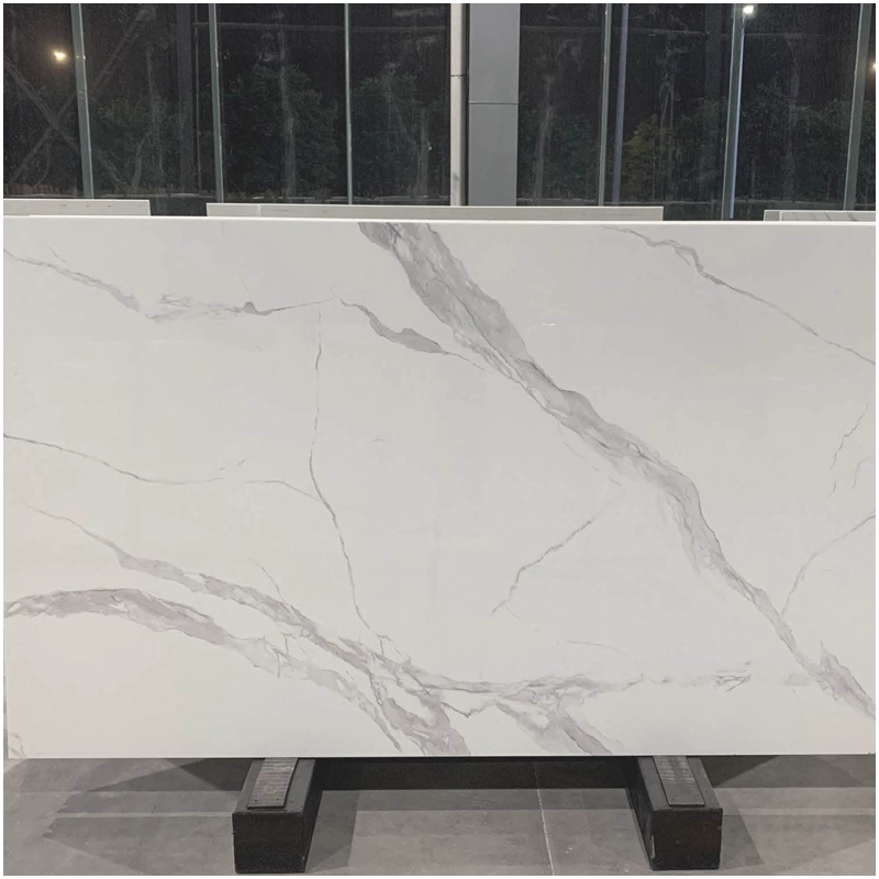 Calacatta White Crystallized Marble Slabs