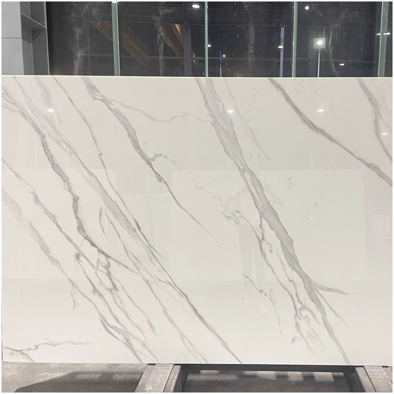 Calacatta White Nano Glass Marble