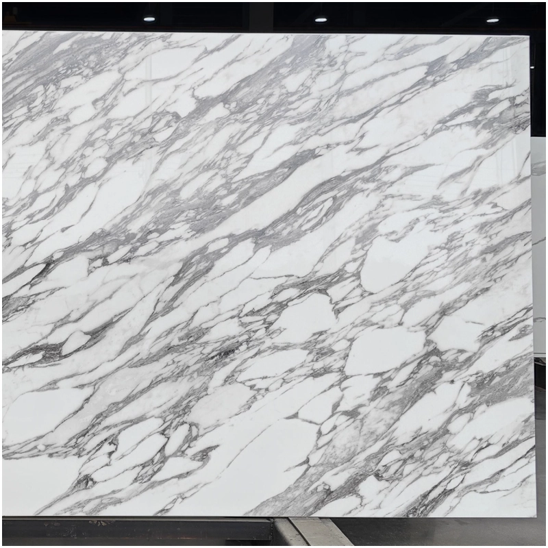 Nano Arabescato White Marble Slabs