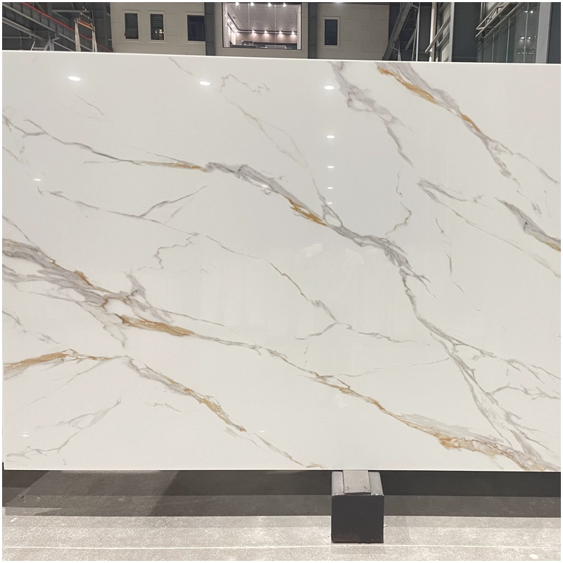 Nano Calacatta Gold Crystallized Marble Slab