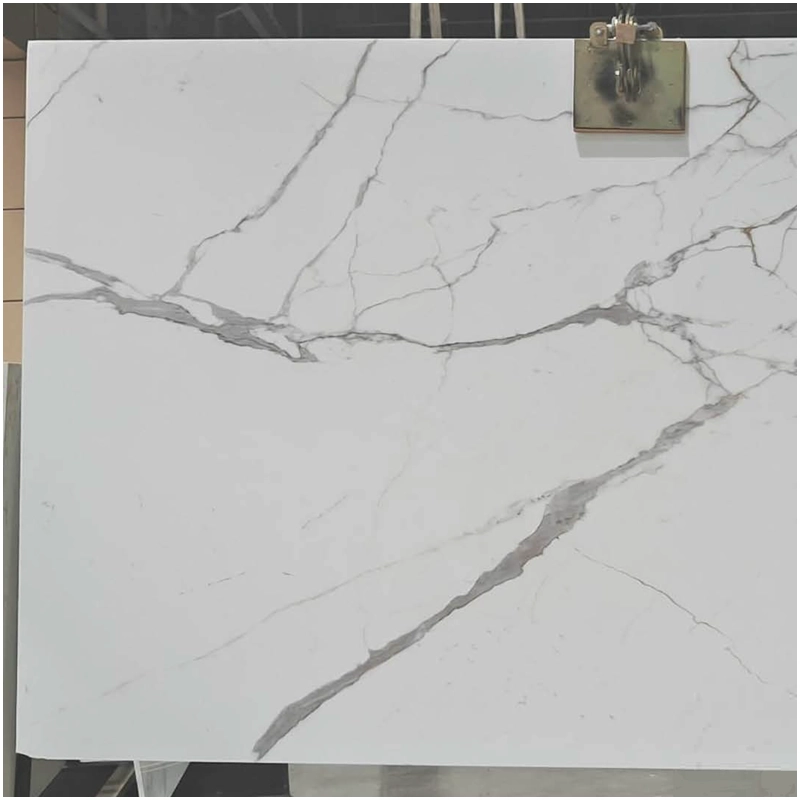 Nano Statuario White Crystallized Stone Slabs